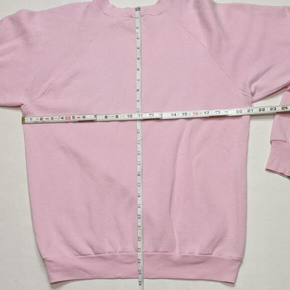 Vintage 80s Sale Couponing Funny Gag Sweatshirt Screen Stars Pink Size XL - Picture 4 of 4